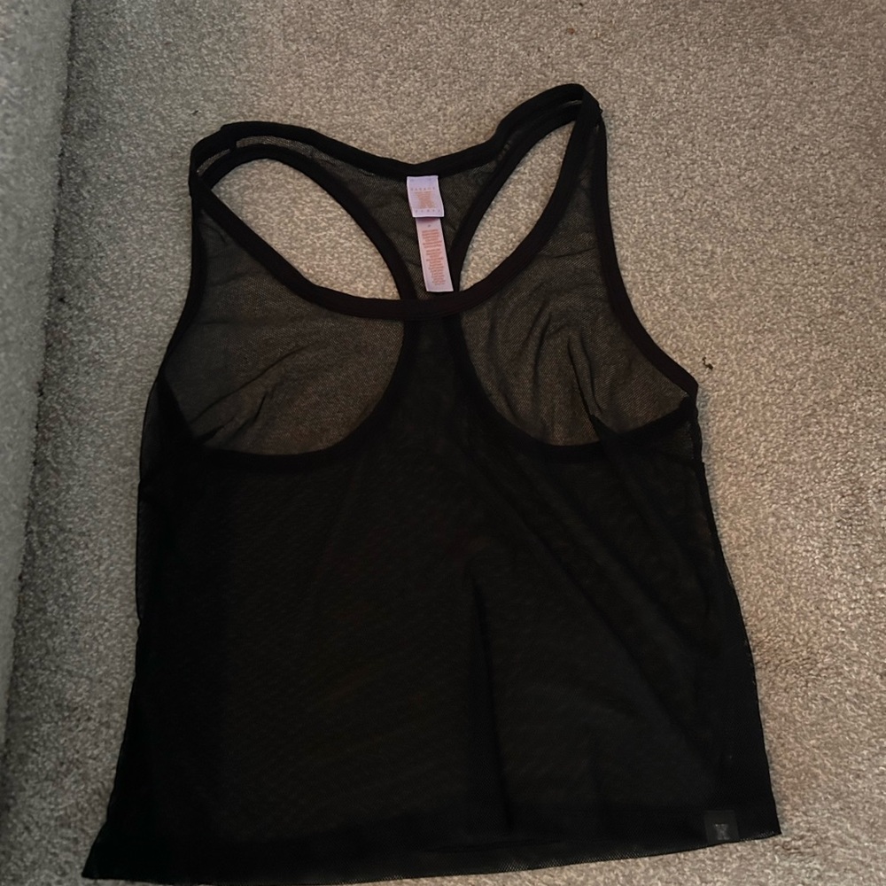 Savage X Fenty Black Mesh Tank